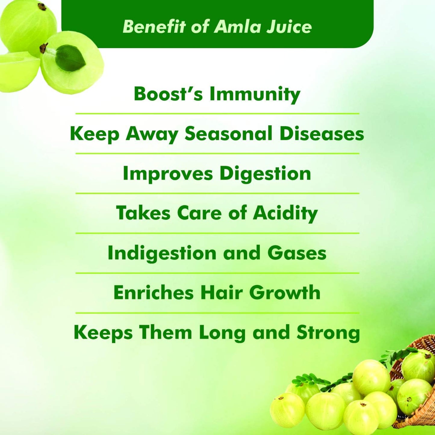 Baidyanath Jhansi Asli Ayurved Amla juice 1L Rich In Vitamin C | Immunity Booster | Safe for Diabetic No Added sugar | Paraben free | Cold-Pressed, Pure & Natural
