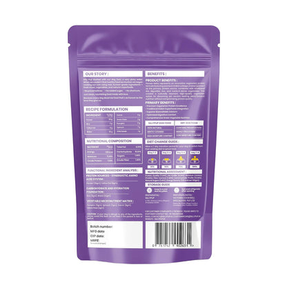 Silly Pup Paneer Dog Wet Food | Gently Cooked - Vegetarian | Real Paneer, Yellow Dal & Basmati Rice | Turmeric, Ashwagandha & Chia Seeds | Real Ingredients | Vet Crafted | 100g (1 Pouch - 100g)