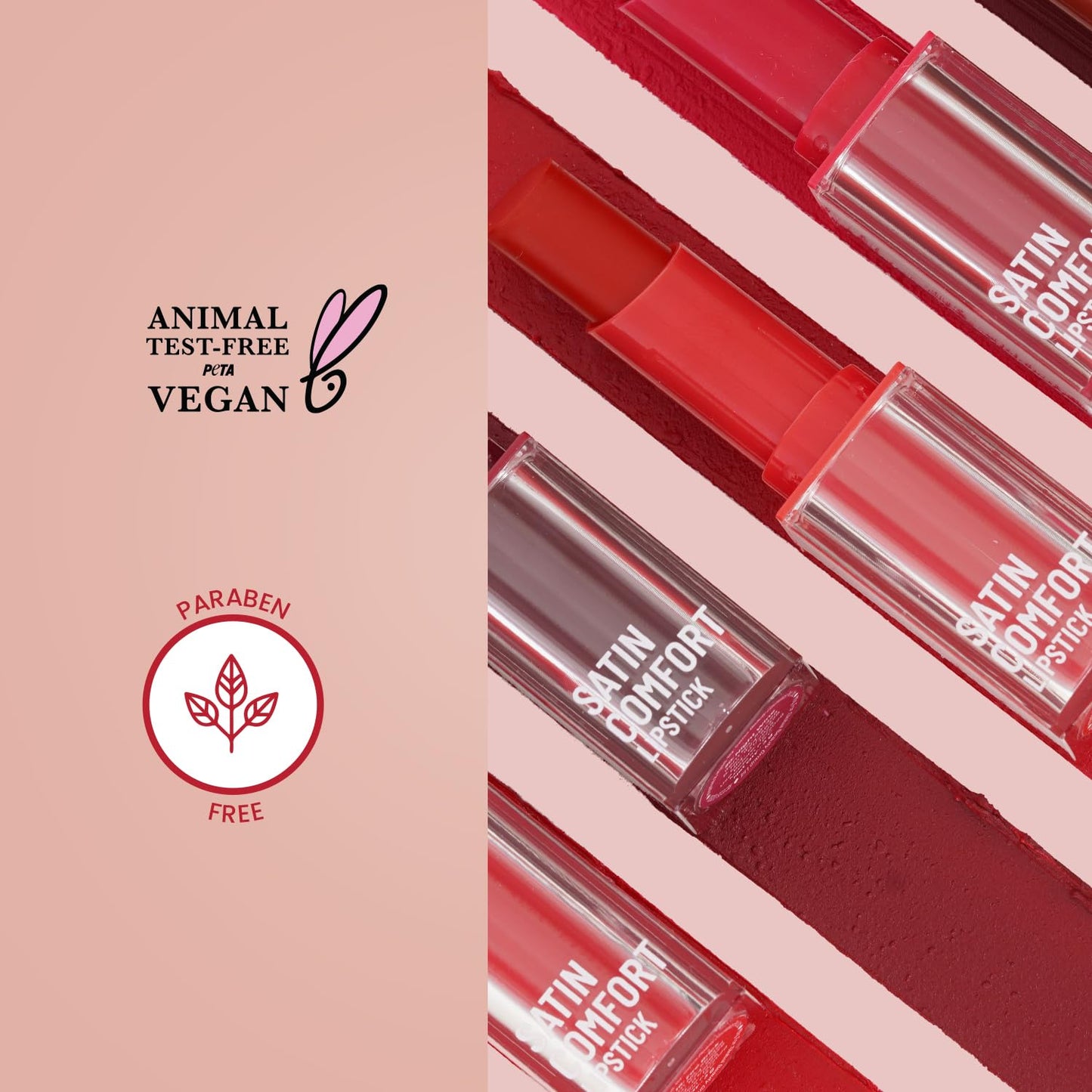 Swiss Beauty Satin Comfort Lipstick | Ultra-Hydrating | Highly Pigmented | Smooth Glide | Satin Matte Finish | One-Swipe Application | Shade- 2 Prime Rose, 3gm