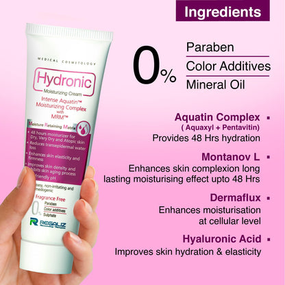 REGALIZ Hydronic Moisturizing Cream: Intense Hydration for Dry Skin