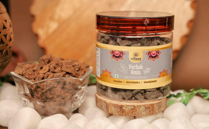 VILAAS Amla Pachak Candy | Dried Chatpata Amla Mukhwas for Digestion and Immunity | Salty Dry Awala Supari, Source of Fibre and Vitamin C, Salted Gooseberries Churan