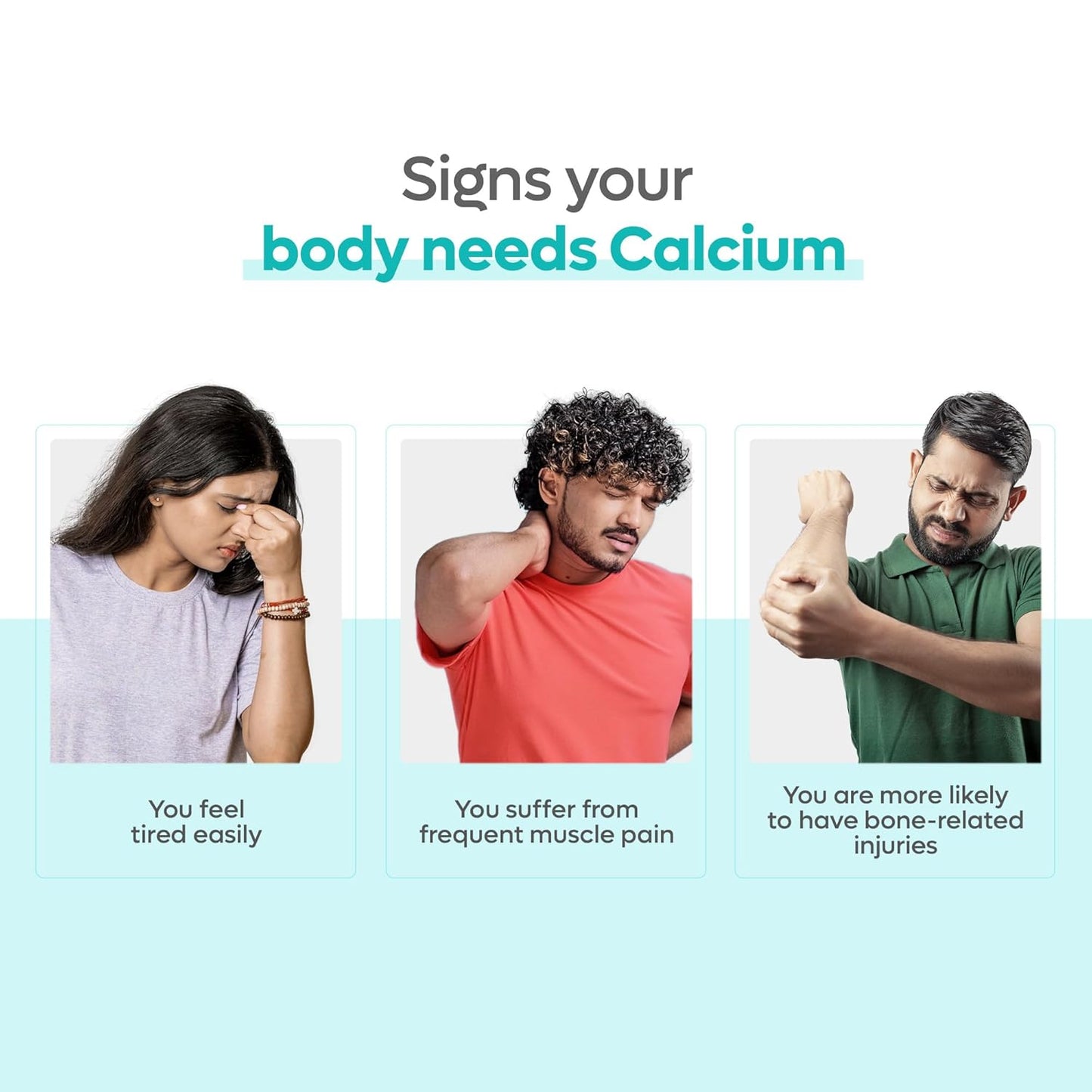 Cal StrongBones | Active Absorbable Calcium + Vit D3 for Strong bones | Calcium Tablets for Men & Women & Kids | Using Patented Japanese technology | 30 tabs
