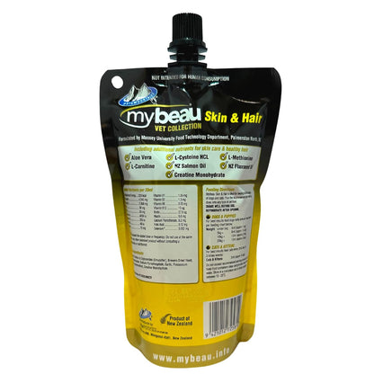 Palamountains My Beau Skin & Hair Supplement for Dogs & Cats – Aloe Vera, Omega 3 & 6, Flaxseed & Salmon Oils – 99.5% Absorption – Supports Skin, Coat, Nails & Immunity – 300ml