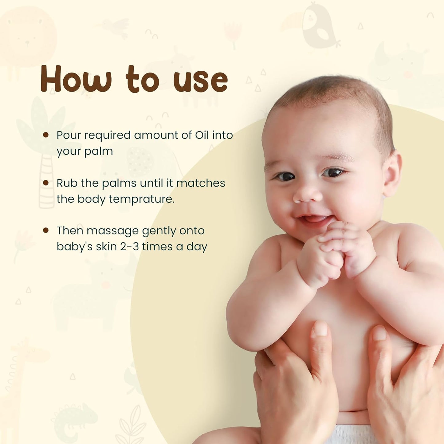 Mother Sparsh Cold Pressed Virgin Coconut Oil for Baby Massage, Skin & Hair Care | 100% Natural Baby Oil for New Born | 200ml
