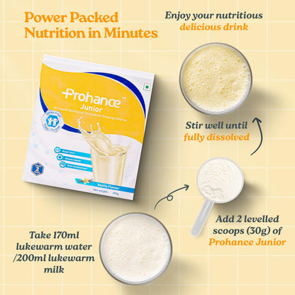 Prohance Junior 200G-All-Round Nutritional Formula Powder For Growing Children(Vanilla)