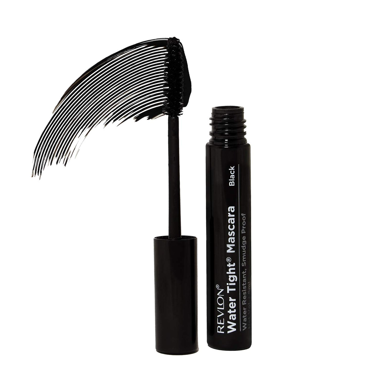Revlon Mascara, Water Tight Mascara Makeup, Volumizing, Lasts up to 24 Hours, No Clump, Smudge Proof, Flake Proof, Black (761), 0.34 Fl Oz