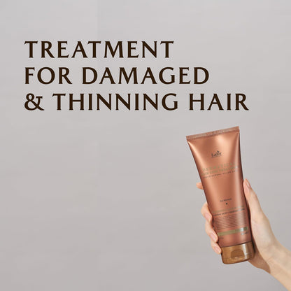 LADOR Dermatical Hair-Loss Treatment Conditioner (For Thin Hair) (200ml) Nourishing Strengthening Hair Mask Treatment, Hydrating Deep Conditioner for Dry Damaged Thinning Hairs, Korean Haircare