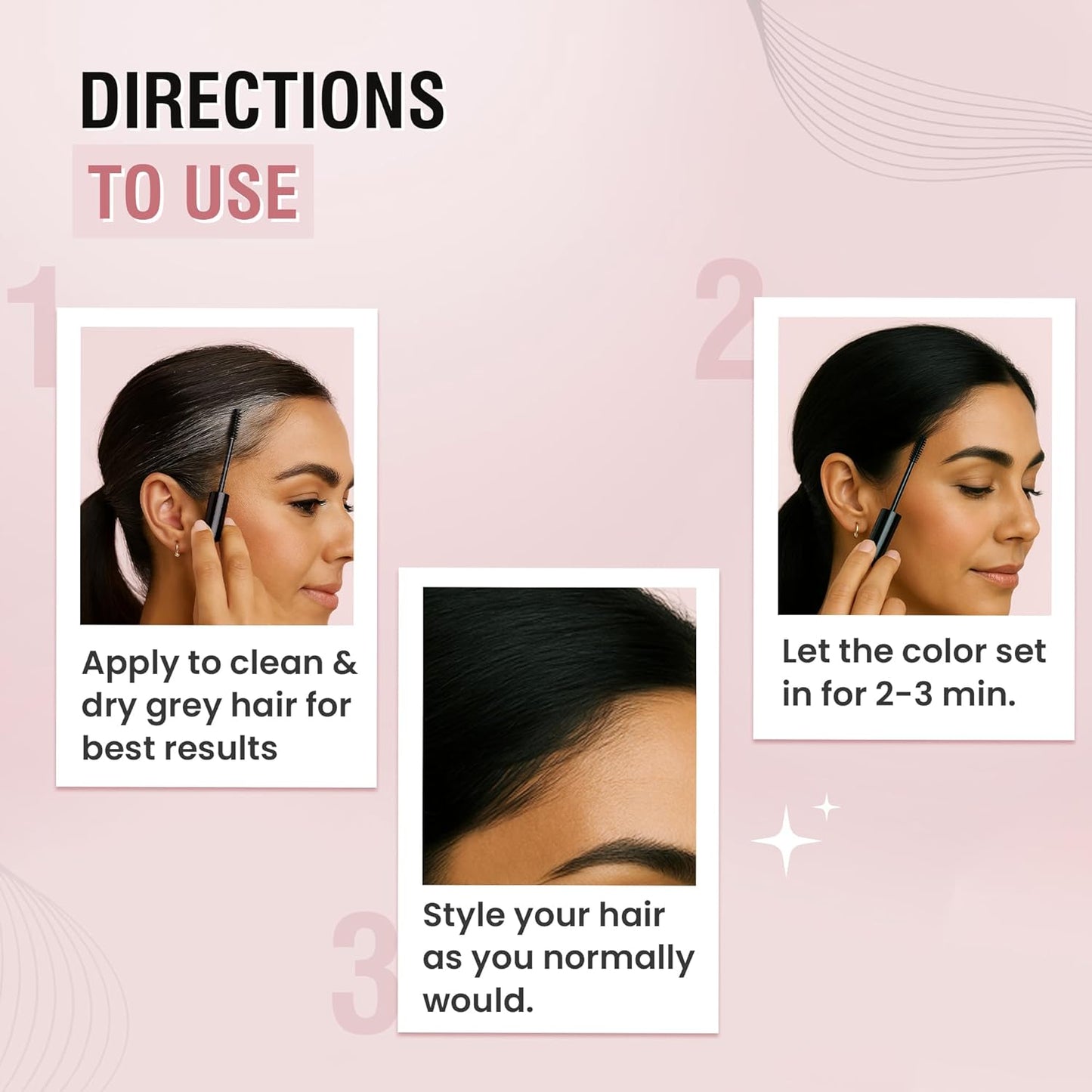GLAMVEDA Black Hair Finishing Stick for Frizzy Hair | Anti-Frizz Hair Fix Stick for Flyaways & Baby Hair | Non-Sticky & Non-Greasy Formula | Long-Lasting Hold with Rice Water | 20ml