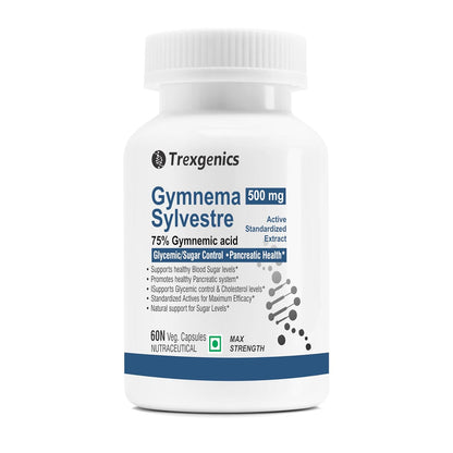 Trexegenics Gymnema Sylvestre supplement bottle on a white background