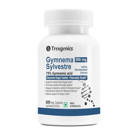 Trexegenics Gymnema Sylvestre supplement bottle on a white background