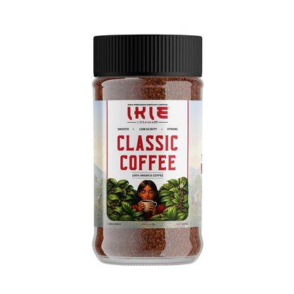 IKIE Classic Instant Coffee Powder 100g | 100% Arabica | Original Freeze-Dried | No Chicory | Cafe Stlye Hot or Cold Coffee, Black coffee, Cappuccino, Latte