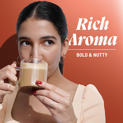 Sleepy Owl Hazelnut Premium Instant Coffee | 100% Arabica | Makes 50 Cups | Microground Technology | Ready in Seconds | 100g