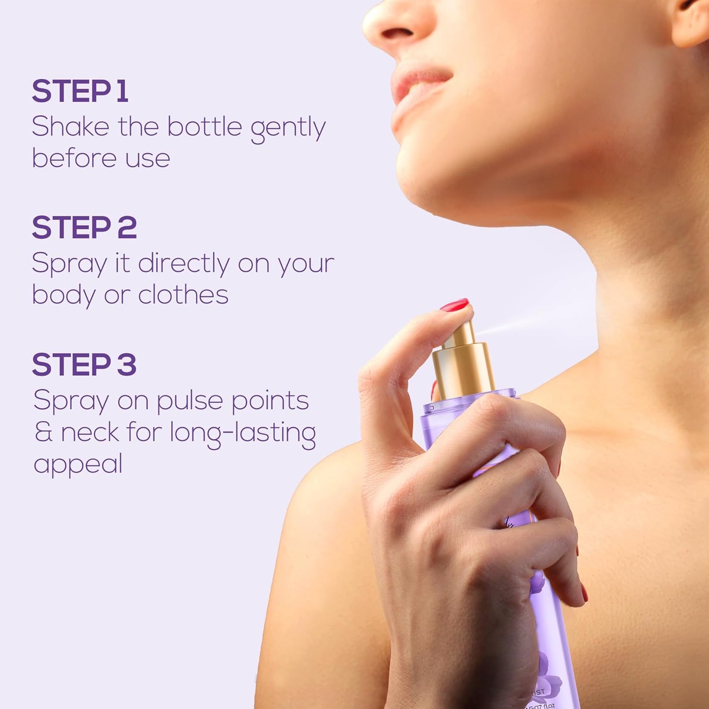 RENEE Violet Melody Body Mist, 150 Ml