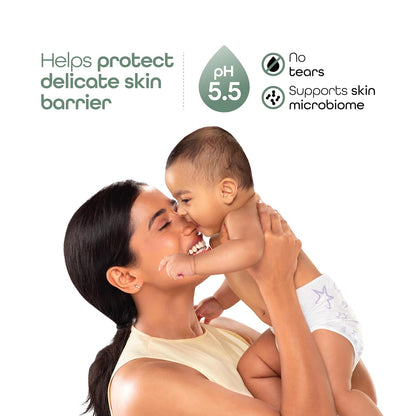 Himalaya Botanique Baby Bathing Bar 75g | Organic | Preserve Moisture Lock | No Tears | Dermatologically Tested | Helps Protect Skin Barrier | pH 5.5 | Hypoallergenic | No Added Fragrance