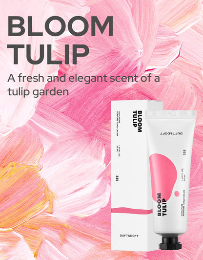 DUFT & DOFT Stockholm Rose Signature Perufume Nourishing Hand Cream, Non-greasy, Refreshing Hydration, Shea Butter, Vitamin E, Feel-Good Fragrance – 50 ml