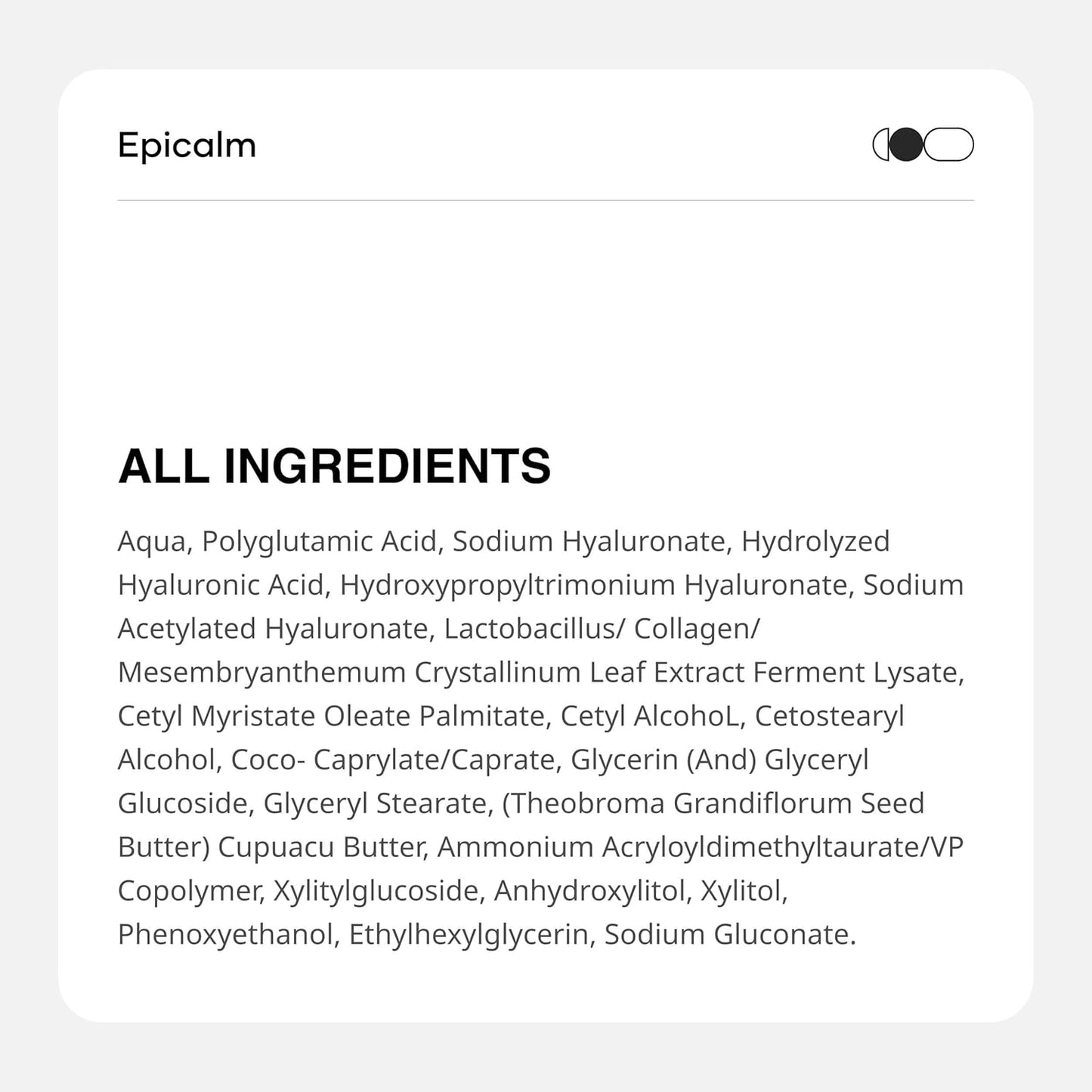Cureskin Epicalm Moisturising Cream with Hyper Hyaluronic Matrix, Aquaporin and Cupuacu Butter, 17 g (Pack of 1)