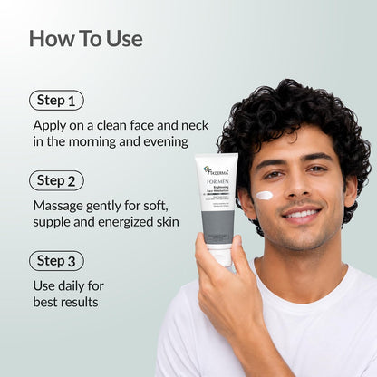 Fixderma Brightening Face Moisturizer for Men |Reduce Evens Skin Tone- 50g | Reduces & Evens Skin Tone