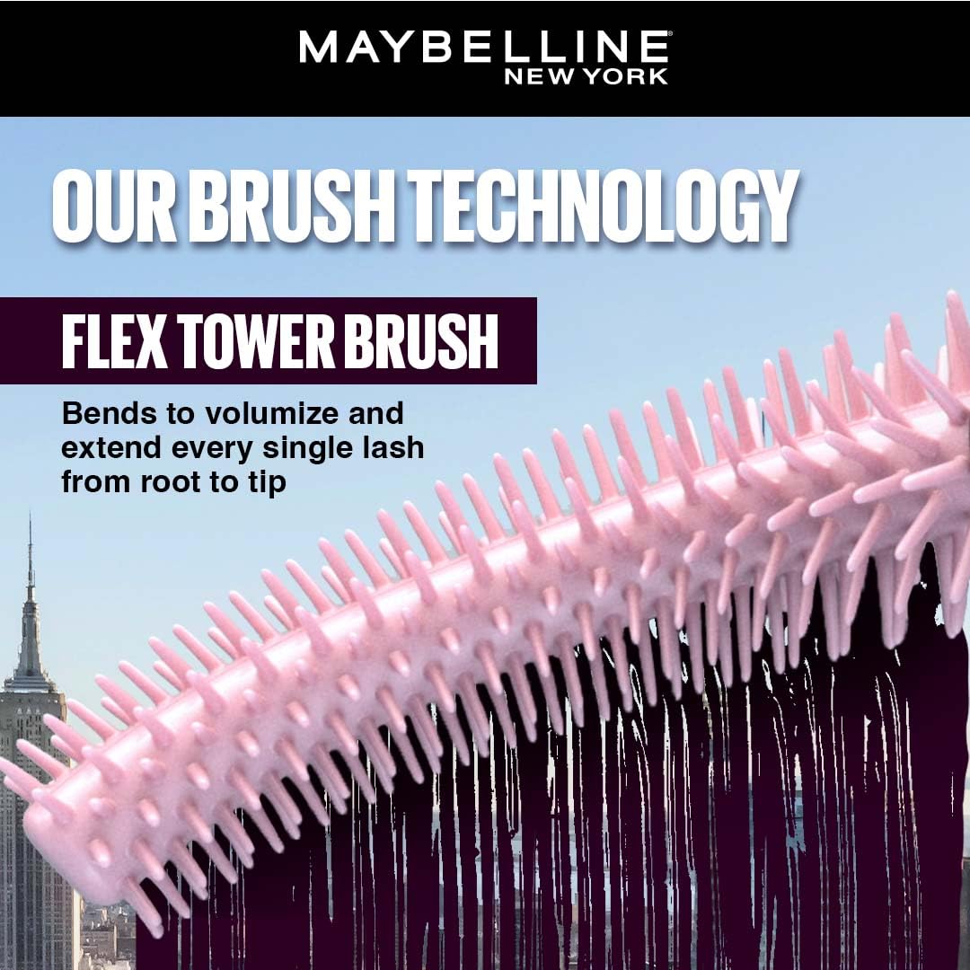 Maybelline New York Lash Sensational Sky High Blue Mascara, Plum Twilight | Lengthening & Easy Wash Formula, 7.2ml