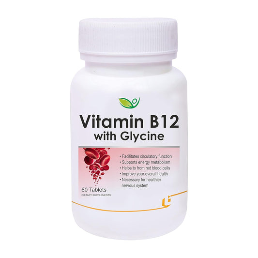 Biotrex Nutraceuticals Vitamin B12 Supplement With Glycine - 60 Tablet