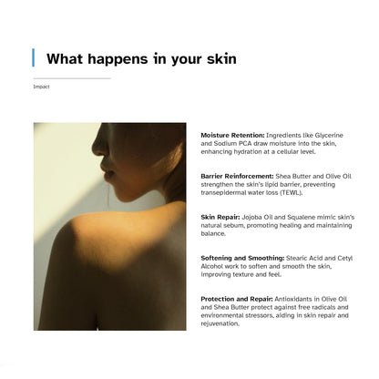 M Intense Moisturizing Face Cream With Shea Butter, Olive Oil & Jojoba Oil For 24 Hour Moisture Surge & Hydration | Suitable For All Skin Types (70gm)