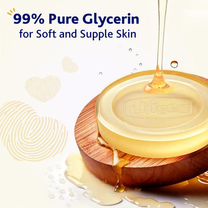 Chicco Baby Moments Glycerin Bathing Bar with 99% Pure Glycerin 75g