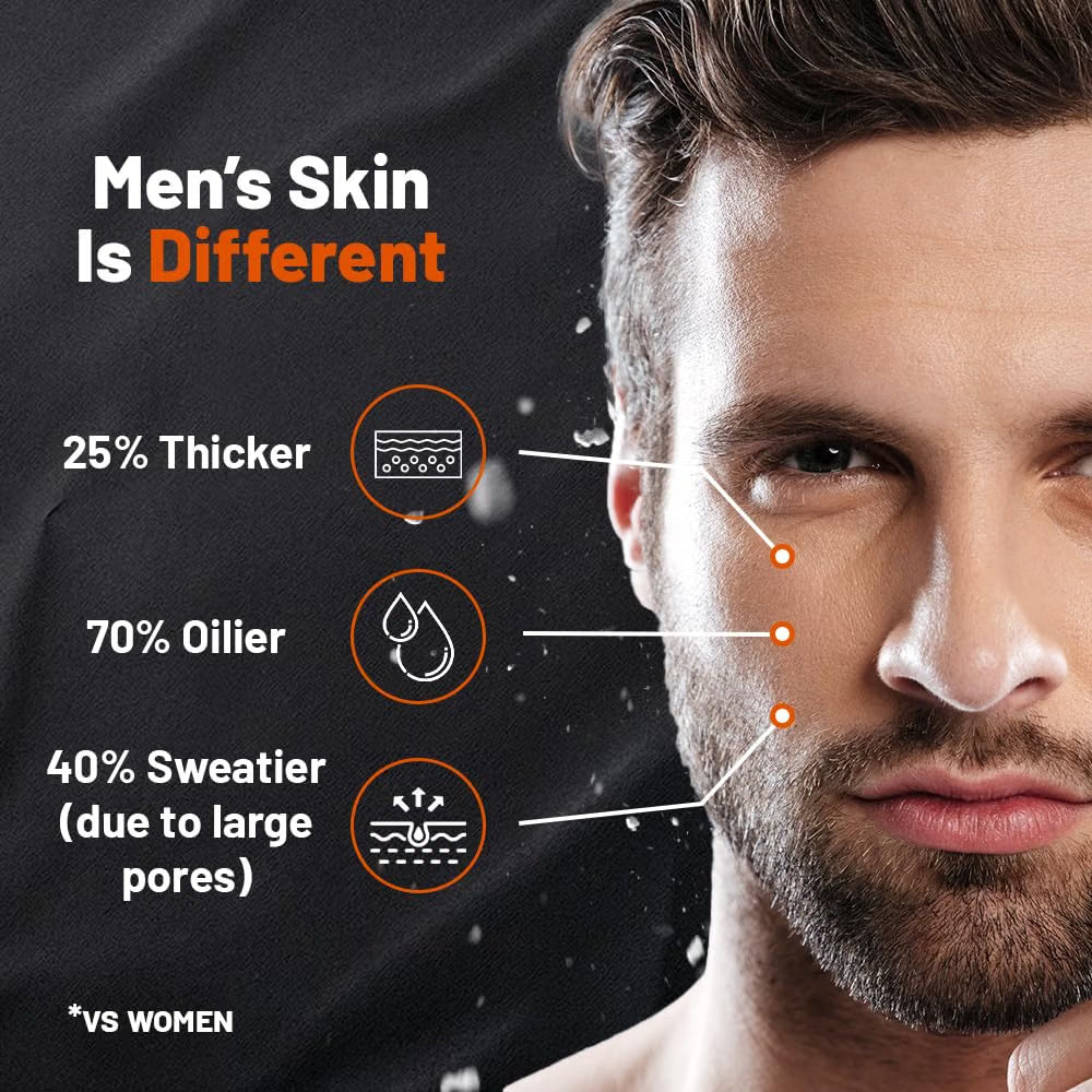 HIVADO Men’s Sunscreen Moisturiser SPF 50 PA++++ 50ml | No White Cast | Lightweight, Non-Greasy Hydrating & Brightening Formula | UVA + UVB Broad Spectrum Sun Protection | With Mimiskin™ | For All Skin Types
