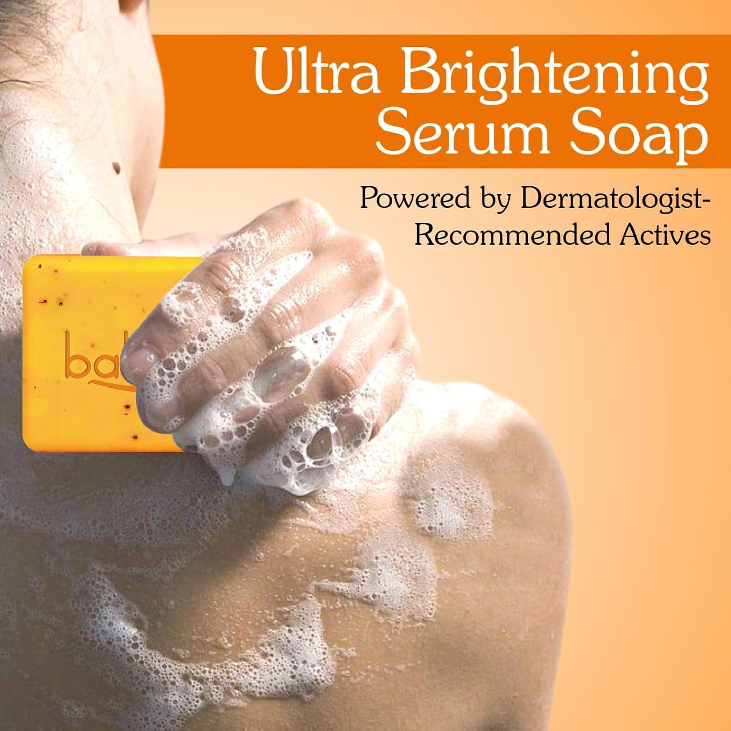 BAKE 10% Vitamin C Ultra Brightening Serum Soap (300g, Pack of 3) with 3% Niacinamide & Turmeric for Pigmentation, Sun Tan & Dark Spots | Exfoliates Dead Skin Cells, Removes Stubborn Marks | For Men & Women - 300g