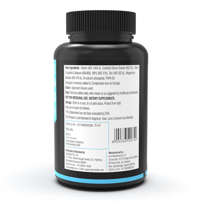 NutritJet Joint Support Supplement with Glucosamine, Chondroitin, MSM for Cartilage & Joint and Bone - 60 Tablets