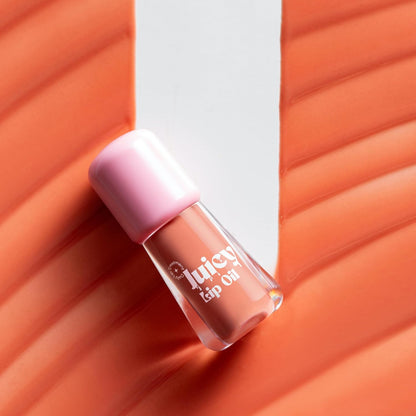 Gush Beauty Tinted Lip Oil Wisp, Vitamin E + Jojoba Hydrating 5ml | Hydrating lip tint with skincare benefits - vitamin E & jojoba oil for glossy, non-sticky, nourished lips all day