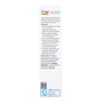 Sebamed Baby Sun Lotion|pH 5.5|Triple Protection with UVA/UVB- Filter|200 ml