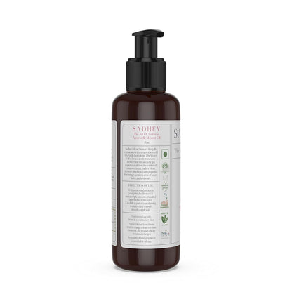Sadhev Ayurvedic Shower Oil Goodness Of Rose For Hydration And Moistrization - 75 ml (Pack of 1)