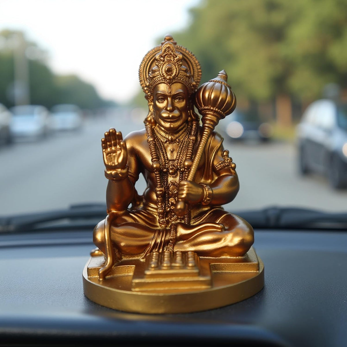 UNOVATE Hanuman Idol for Car Dashboard, Home, Office Desk | Hanuman Murti