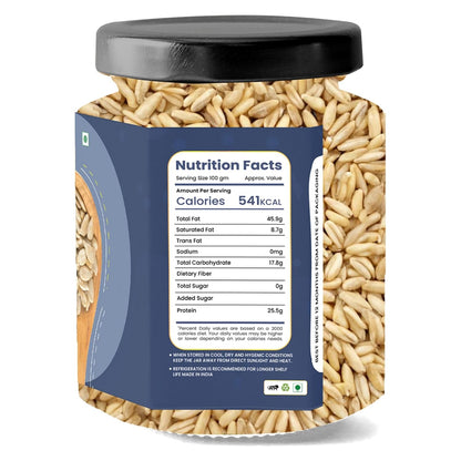 LILA DRY FRUITS Roasted Sunflower Seeds | Crunchy Healthy Snack High Fibre Plant Based Seeds | Ideal for Daily Snacking, Salads, Baking & Toppings Perfect for Gifting