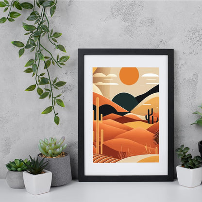 Wall paintings for home decoration - minimal Paintings with frame/Wall art decor framed posters for living room Bedroom Cafe decor (Theme-minimal) single frame