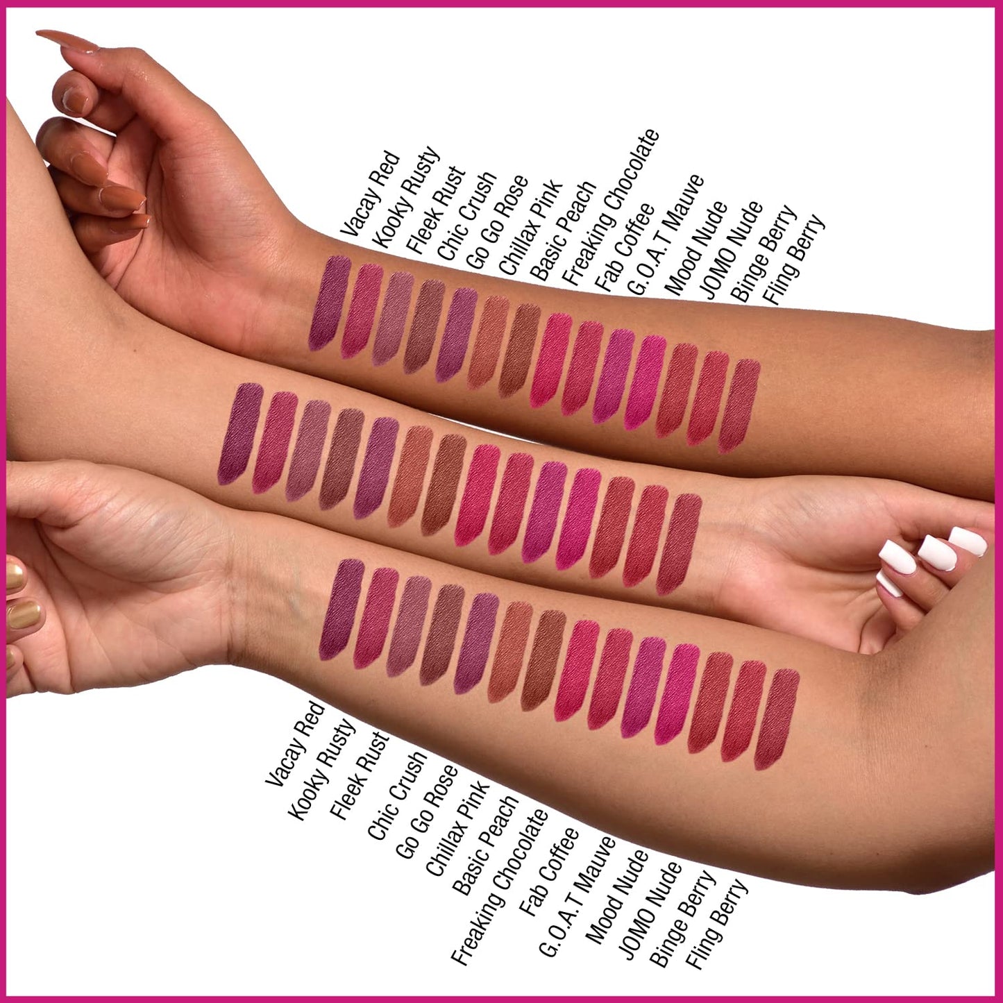 STREET WEAR Lip2Last Matte Liquid Lipstick -G.O.A.T Mauve (Mauve) - 5 ml - Transferproof, Smudgeproof, Mask Friendly, Non-Drying Formula, Enriched With Vitamin E - Lasts AM To PM!