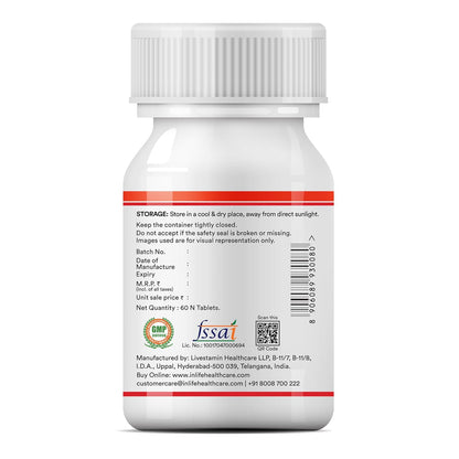 INLIFE Antioxidants Supplements | Lycopene Grape Seed Extract Green Tea Extract | Supports Immune Health - 60 Tablets (Pack of 1, 60)
