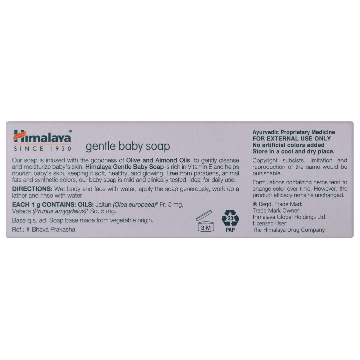 Himalaya Gentle Baby - Pack of 125 gm Soap