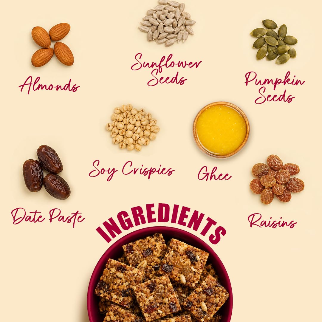 Right Shift Dry Fruit Bites, 18g Protein, 14g Fibre, No Refined Sugar, Lactose Free, No Palm Oil, Date Nut and Seeds, 160g