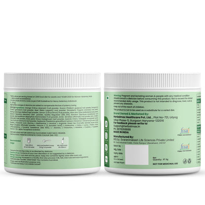 Herbalmax 100% Veg Collagen Beauty Builder 97.5g Plant-Based Collagen Supplement for Hair, Skin, Nails & Joints | With Vitamin C & E | Mixed Fruit Flavour | Naturally Gluten-Free & No Added Sugar