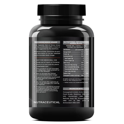 MuscleBlaze CLA 1000 (90 Softgel Capsules) | Fat Burner, Supports Weight Loss | Fuels Metabolism