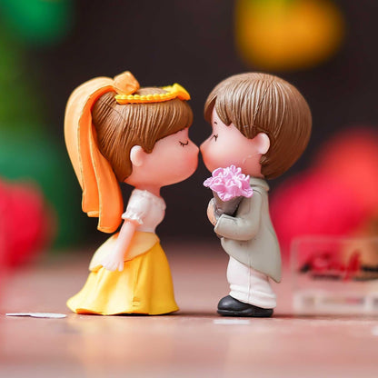 eCraftIndia Couple Showpiece Valentine Gift for Girlfriend Boyfriend Husband Wife Special Love Her Him | Valentine Day Decoration Items
