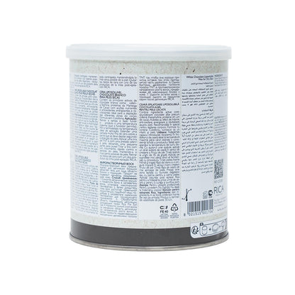 Rica White Chocolate Liposoluble Wax for Dry Skin with Glyceryl Rosinate, Natural Beeswax and Zinc Oxide - 800ml
