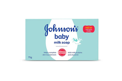 Johnson's Baby Milk Soap (with New Easy Grip Shape), 75g
