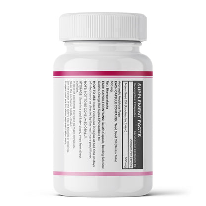 INLIFE Vaginal Health Capsules for Hygiene Support with Neem Seed Oil (Nimba Taila) 500mg | Promote Healthy Odor & Flora - 60 Count
