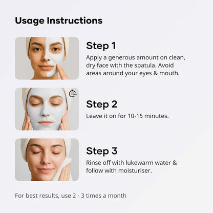 Cureskin Vitamin Boost D Tan Face Mask for Glowing Skin | D Tan Pack for Tan Removal | Fruit Based AHA Tan Removal De Tan Face Pack Mask for Women & Men | Tan Removal Cream