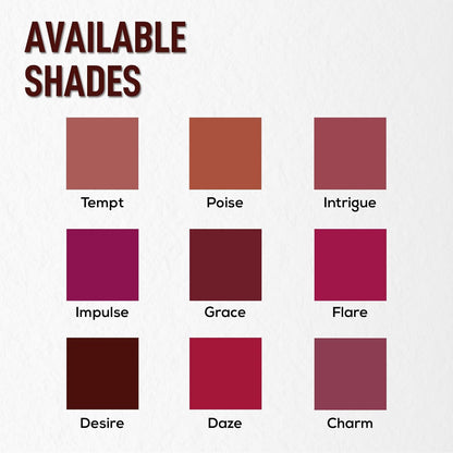 RENEE Colorlock Transfer Not Lip Crayon with Sharpener, SPF 20, Waterproof, Smudgeproof, Lightweight & Long Lasting, Intense Color Payoff with Ultra Matte Finish, Enriched with Vitamin E, Desire 3gm