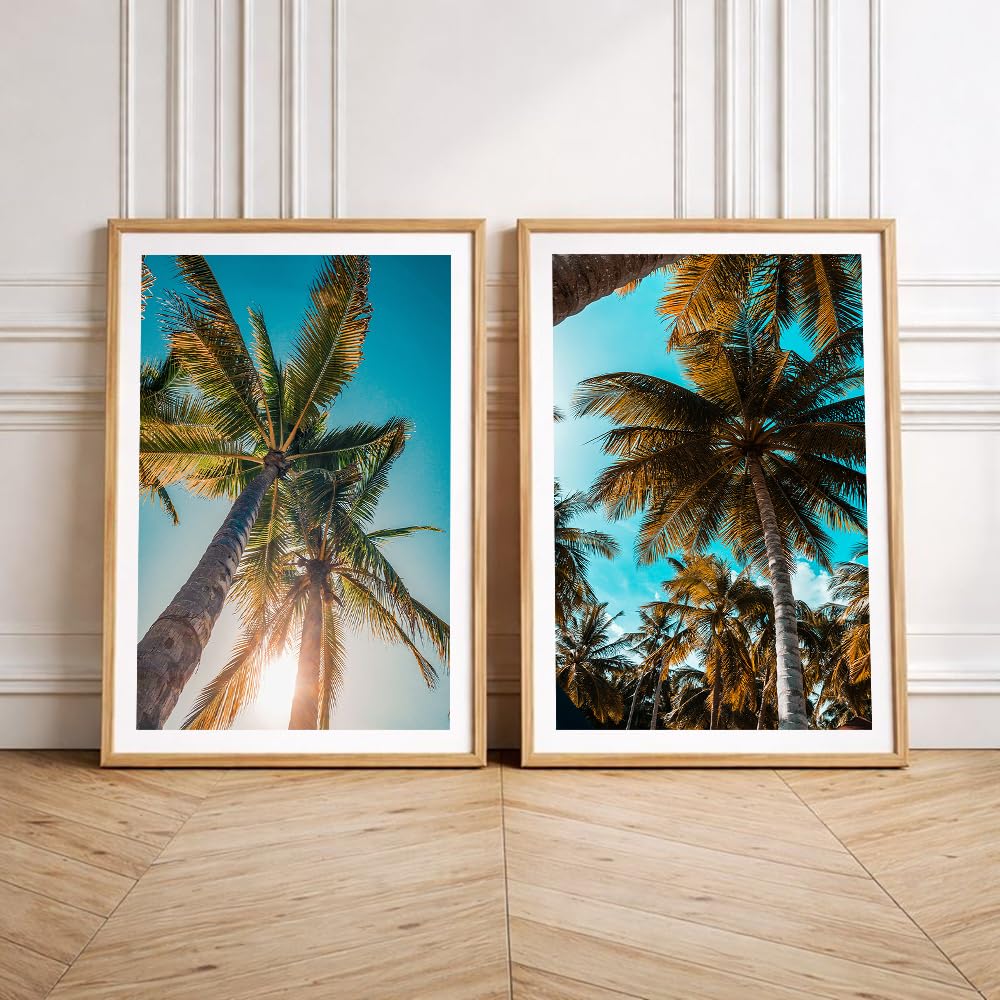 Set of 2 wall art paintings for living room & wall painting for bedroom wall decor - (10x13 Inch framed poster, Paintings for home decor)