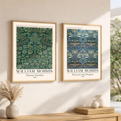 Set of 2 wall art paintings for living room & wall painting for bedroom wall decor - (10x13 Inch framed poster, Paintings for home decor)