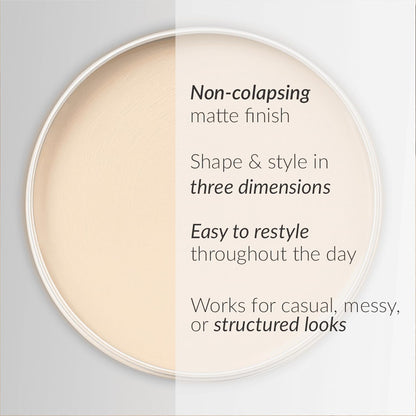 Beauty Garage Gear Up Matte Medium Hold Hair Clay | Non-Greasy Finish | Long-Lasting Style, 100g