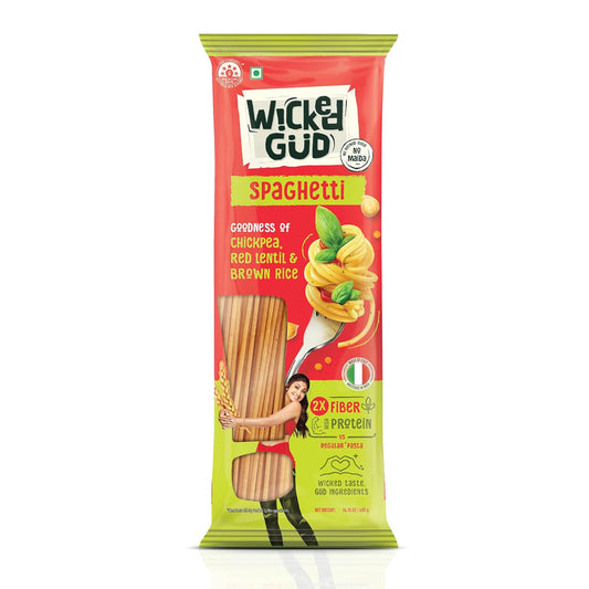 WickedGud Spaghetti Pasta Semolina Wheat 400gm